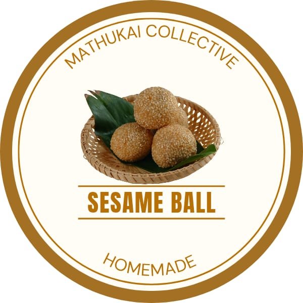 Sesame balls from the Mathukai Collective